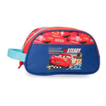 Joumma Disney Cars Lets Race Adaptable Toiletry Bag Red 24x14x10cm Polyester L, red, Nececer Adaptable