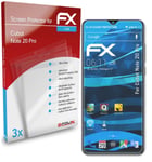 atFoliX 3x Screen Protection Film for Cubot Note 20 Pro Screen Protector clear