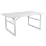 Brafab Vevi matbord aluminium vit 160x90 cm