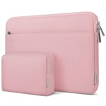 Inateck 13 Inch Laptop Case Sleeve Compatible with MacBook Air M1, MacBook Pro M1, MacBook Pro 13 inch 2016-2021, MacBook Air 13 Inch 2018-2021, Surface Pro 8/7/6/X/5/4/3 - Pink