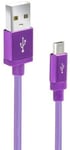 PS4 XBOX ONE Controller Cable Charger Lead USB A Male to MICRO  1m - Purple