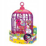 Sjungande fågel i bur Cobi Little Live Pets rosa Interaktiv papegoja ANDRA EAN NR COBI 630996264577