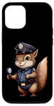 Coque pour iPhone 15 Pro Policière écureuil