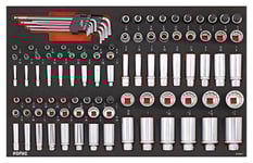 Sonic Socket set 14quot 38quot amp 12quot 12punkts 100 st