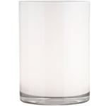 Skogsberg & Smart Hurricane Lyslykte / Vase 28 cm, Hvit Glass