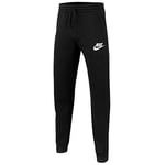Nike B NSW Club FLC Jogger Pant Pantalon de Sport Garçon, Black/Black/(White), 122-128 cm