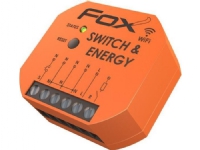 FOX Wi-Fi-relä med styrning av nätverksparametrar Strömbrytare Energi Wi-R1S1-P