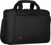 Wenger Source 16" Laptop Briefcase w/ Tablet Store 10L Padded Black Carry On Bag