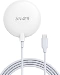 Anker Wireless Charger Magnetic Pad 7.5W with 5ft USB-C Cable for iPhone 13/12