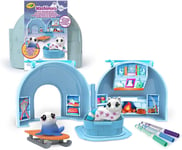 CRAYOLA 74-7477 Washimals Adventure Arctic Igl Set for Coloring and Bathing for