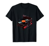 Vinyl Record Player Turntable 80s 90s Music DJ Musician T-Shirt