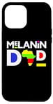 Coque pour iPhone 13 Pro Max Melanin Dad Black Juneteenth Africa Daddy Men Dada