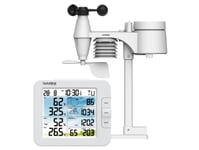 Garni 925T, Vit, Anemometer (Vindhastighet), Inomhusbarometer, Inomhushygrometer, Inomhustermometer,..., Barometer, Hygrometer, Nederbörd, Termometer, Uv, 0 - 50 M/S, Km/H, Kn, M/S, Mil, 0,1 Km/H