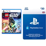 LEGO Star Wars: The Skywalker Saga Classic Character DLC Edition (Amazon.co.uk Exclusive) (PS5) + PlayStation PSN Card 20 GBP Wallet Top Up | PS5/PS4 | PSN Download Code - UK account