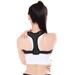 LFY Posture Corrector For Women & Men - Neck & Back Pain Reliever With Future Benefits For Permanent Posture Correction - Adjustable Back Brace Straightener, Easily Hides Under Clothing - Black should