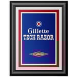 Barba Prints - Gillette Tech Razor 13x18 cm