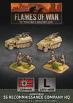 Flames of War Late War Germany Waffen-SS SS Reconaissance Company HQ (GBX153)