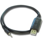 VHBW USB-Câble programmateur pour Talkie-walkie Motorola AXU4100, AXV5100, Commander 245, CP040, CP125. Remplace: PMKN4004, AAPMKN4004, DSK001C706. - Vhbw