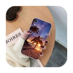 Surprise S Summer Beach Scene At Sunset On Sea Palm Tree Phone Case For Iphone Se 2020 11 Pro Xs Max 8 7 6 6S Plus X 5 5S Se Xr-A16-For Iphone 11 Pro