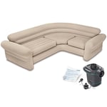 Uppblåsbar hörnsoffa 257 x 203 x 76 cm INTEX 68575-66640