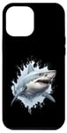 iPhone 15 Pro Max White Sharks White Pointer Predatory Fish Shark Lovers Case