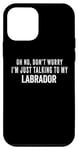 Coque pour iPhone 12 mini My Labrador Is Family