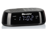 Roadstar CLR2477, Klockradio, Digital, FM, PLL, LCD, 1,52 cm (0.6), Vit