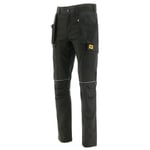 Caterpillar - Pantalon de travail homme Trades Pocket 1810099 - Noir - 42 - Jambes standards - Noir