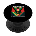 Honor the Past, Juneteenth An echo of freedom For Men, Women PopSockets Swappable PopGrip