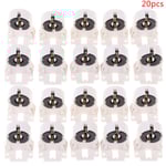 T8/G13 Lysrörshållare Värmebeständig lamphållare Light 20PCS