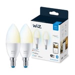 WiZ Wi-Fi Ble älylamppu 40W C37 E14 927-65 Tw 2 kpl