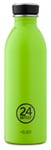 Enkeltvegget drikkeflaske i stål fra 24Bottles, Lime Green