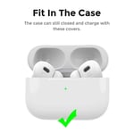 Ahastyle AirPods Pro 2 3-pack Ear Pads i silikon, vit