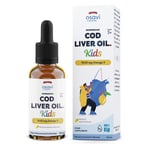 Osavi - Norwegian Cod Liver Oil Kids Variationer 1000mg Omega 3 (Lemon) - 50 ml.