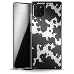 Smartphone silicone mobile phone case with cow print for Samsung Galaxy Note 10 Lite