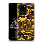 Official University Of Wyoming UW Digital Camouflage Soft Gel Case Compatible for Samsung Galaxy S20 Ultra 5G