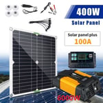Onduleur 6000w Kit de panneau solaire portable 400W avec contrôleur