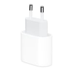Original Apple Iphone 11 Pro 18w Usb Type C Fast Charger Chargeur Adaptateur Power Adapter + Usb-C To Lightning 1m Charging Cable Blanc