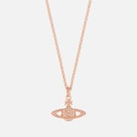 Vivienne Westwood Mini Bas Relief Rose Gold-Tone Pendant Necklace