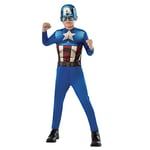 Marvel- Disfraz Capitan Opp Inf Captain America Déguisement, 610759-M, Multicolore, M (5-7 años)