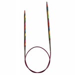 KnitPro 80 cm x 6.5 mm Symfonie Fixed Circular Needles, Multi-Color