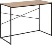 Skånska Möbelhuset Seaford skrivbord 100 cm - Ek/svart