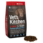 Vet's Kitchen Salmon and Brown Rice Complete Senior Dog Food 1.3kg (pack of 2)