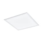 EGLO Luminaire plafonnier en saillie Salobrena 1, panneau LED en aluminium et plastique, lampe de plafond pour cuisine, lumière blanche neutre, 45 x 45 cm