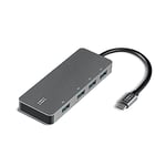 aiino - Hub USB-C vers 4 Hubs Hub USB 3.0 en aluminium pour MacBook et iPad - Gris Sidéral