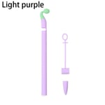 Silicone Pen Case Nib Cover Protective Skin Light Purple For Apple Pencil 1st