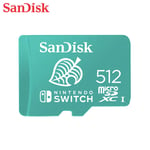 SanDisk 512GB microSDXC Memory Card for Nintendo Switch UHS-I 100MB/s + Tracking