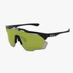 Scicon Aeroshade Kunken cykelglasögon Black Gloss Green Trail