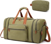 Sport Gym Duffel Bag for Men 40L Travel Bags with Shoulder Strap Green 