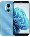 DOOGEE X97 Pro(2023) Telephone Portable, 4GB+64GB Smartphone Pas Cher, Android 12 256GB(SD), 4200mAh Batterie, 6,0" HD+ Smartphone debloqué 4G Double SIM, Double caméra 12MP, NFC/OTG/5G WiFi - Blue